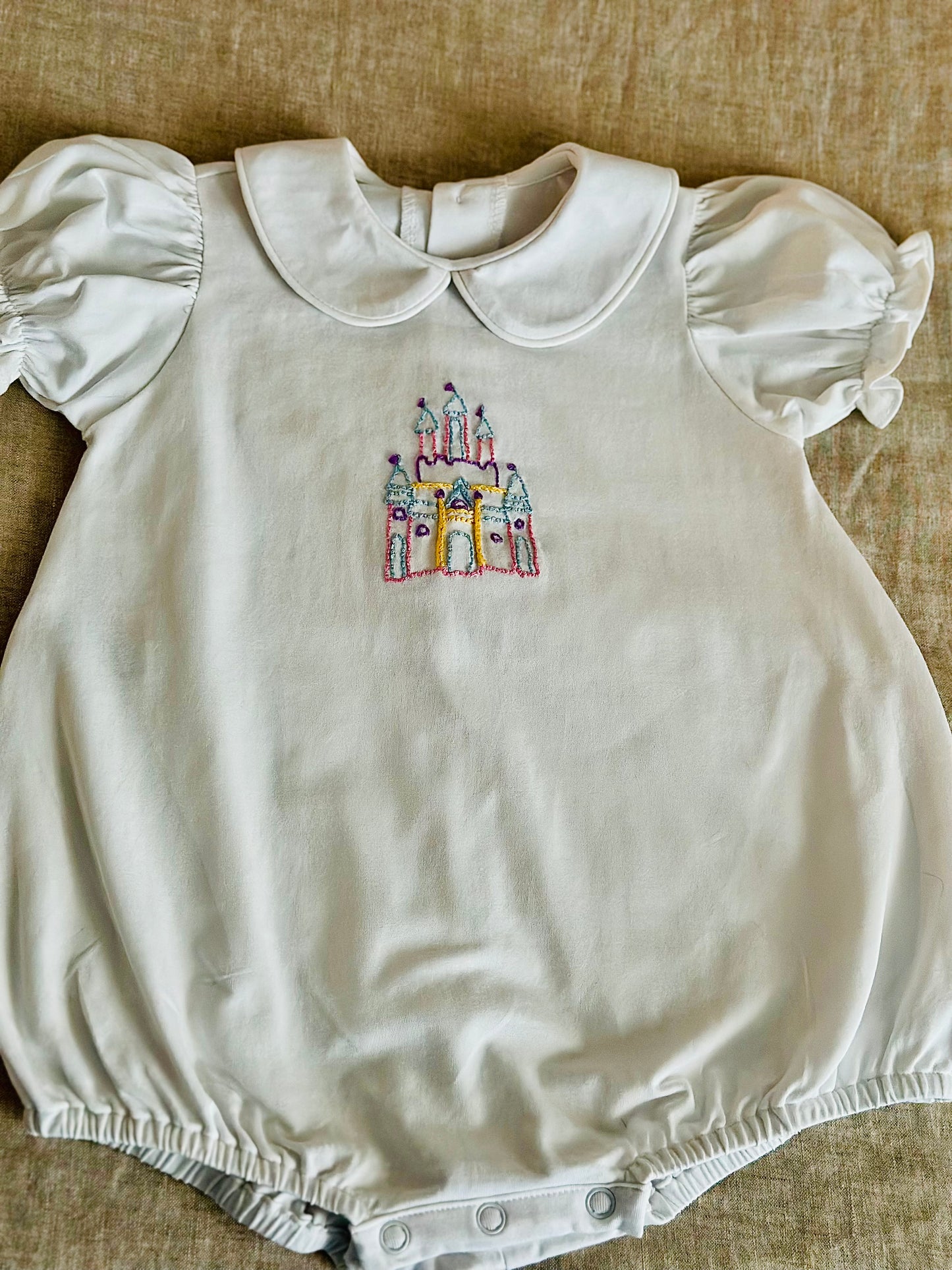 Hand Stitched Castle Girl’s Bubble