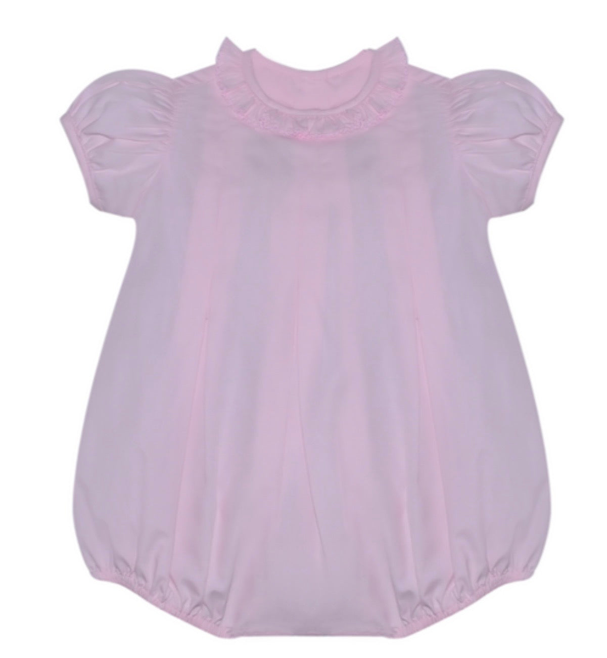 Ruffle Pink Picot Collar Bubble