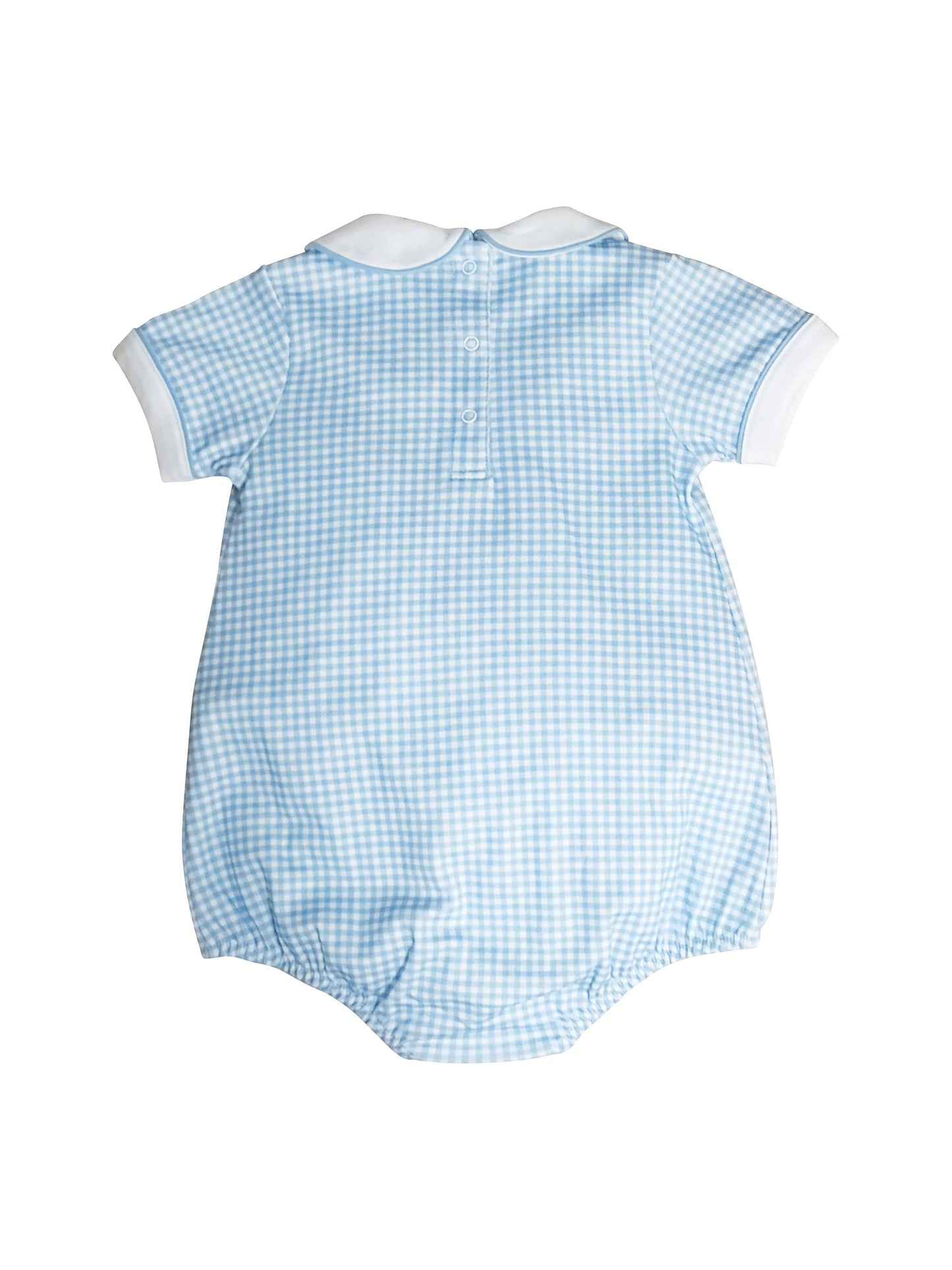 Blue Checks Pima Cotton Bubble