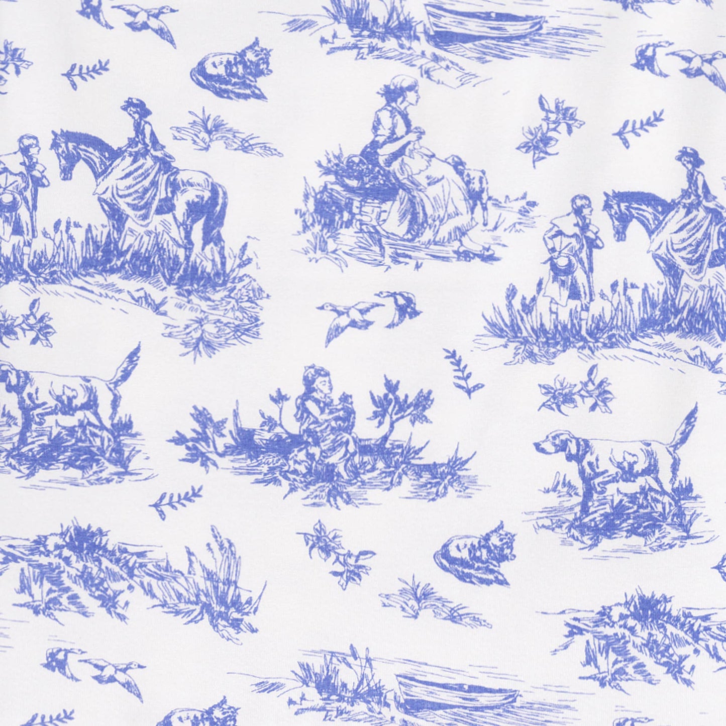 Toile de Jouy Zippered Romper