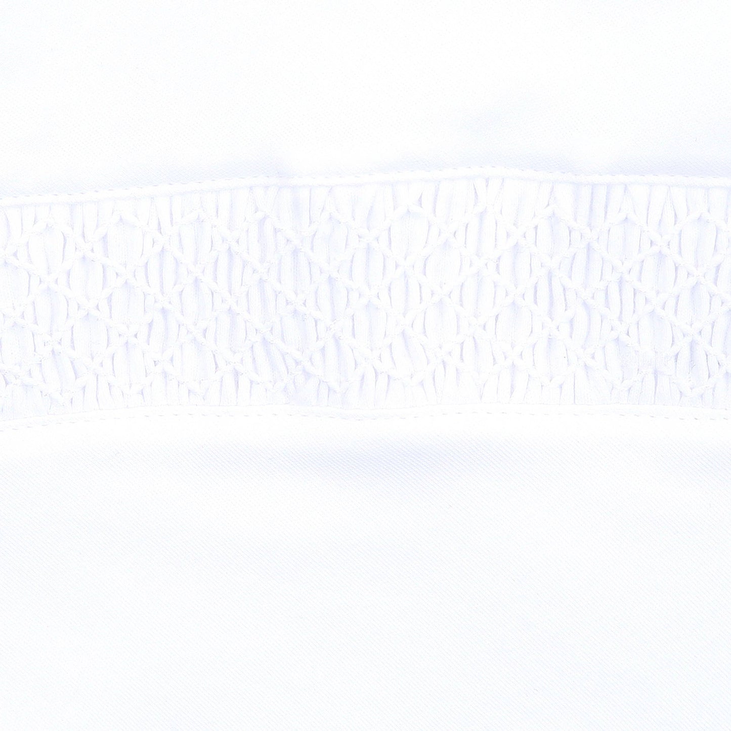 White Smocked Footie