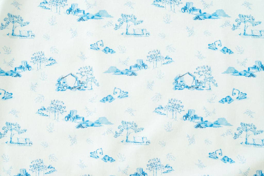 Trucks Toile Harold Collared Romper