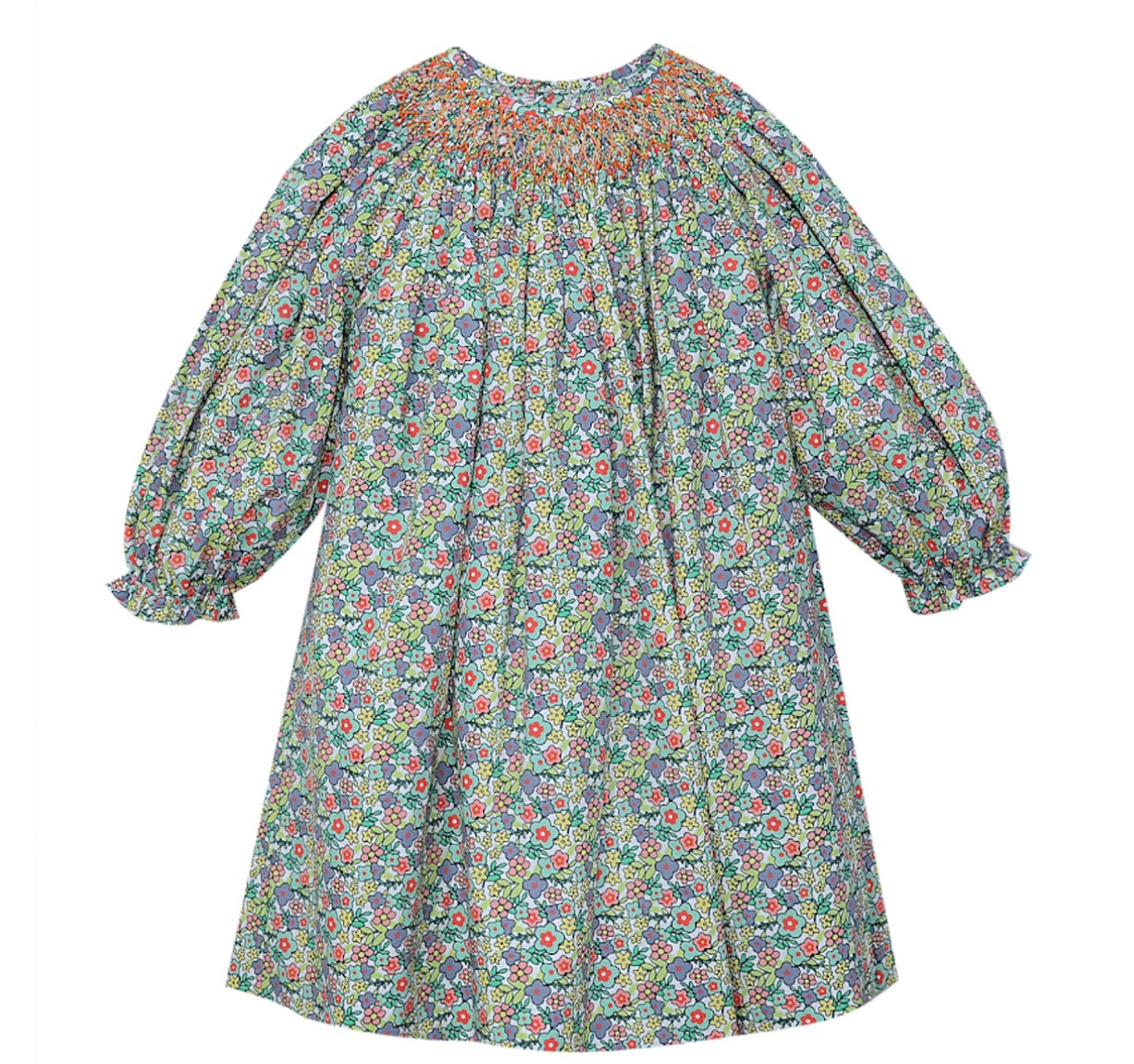 Savannah Bishop Dress- Flowers