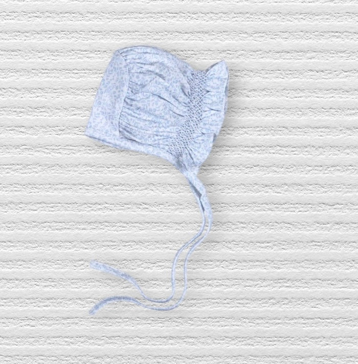 Ivy Floral Hand Smocked Bonnet