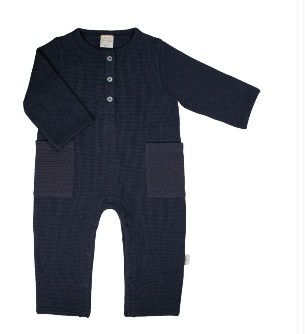 Paty Boy’s Waffle Romper