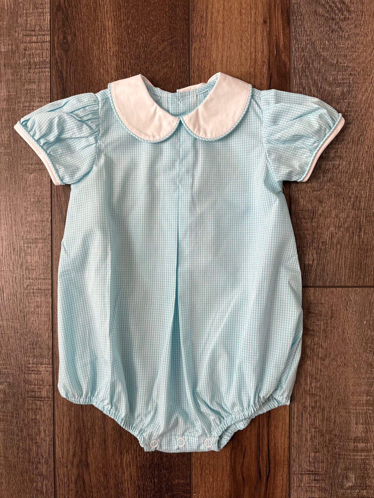 Sydney Seafoam Gingham Girl Bubble