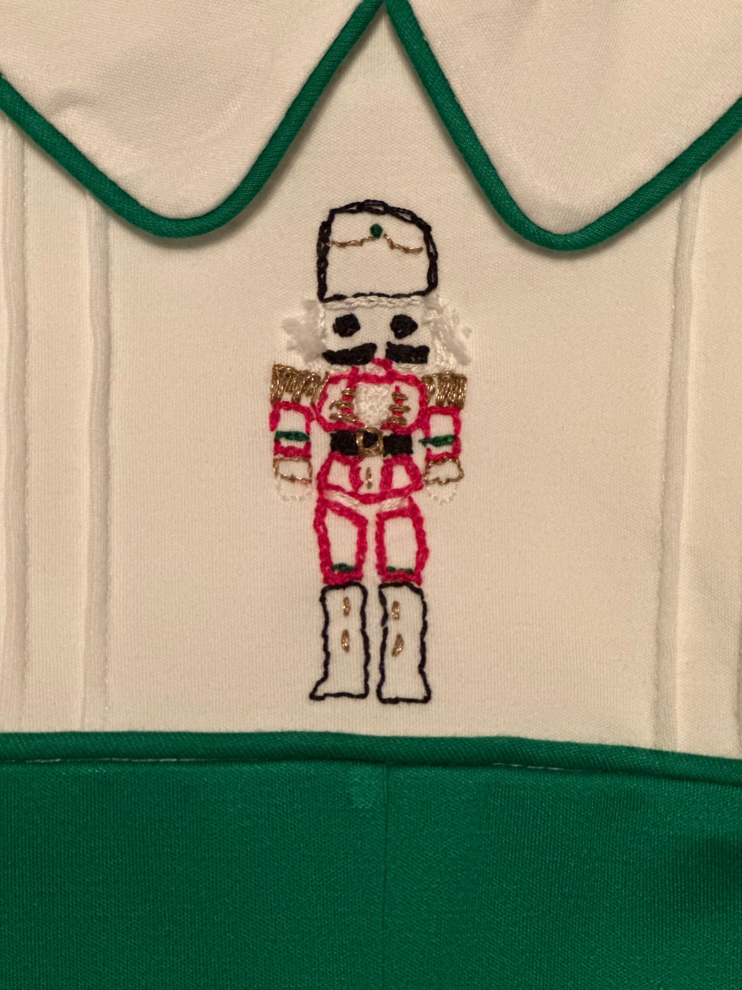Nutcracker Romper- Hand Embroidered