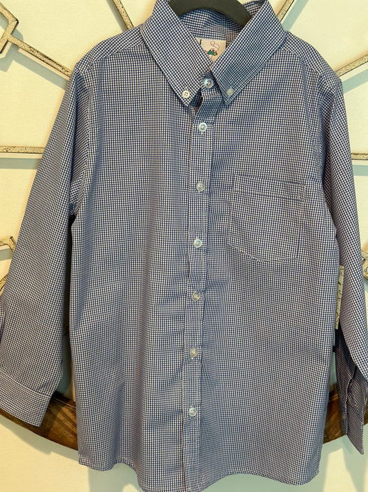 Navy Long Sleeve Shirt -Remember Nguyen