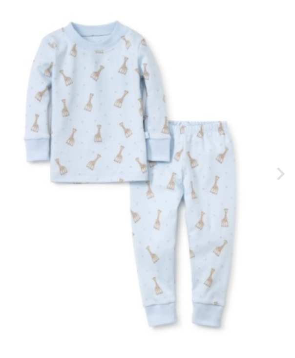 Sophie la girafe Print Pajamas- Kissy Kissy