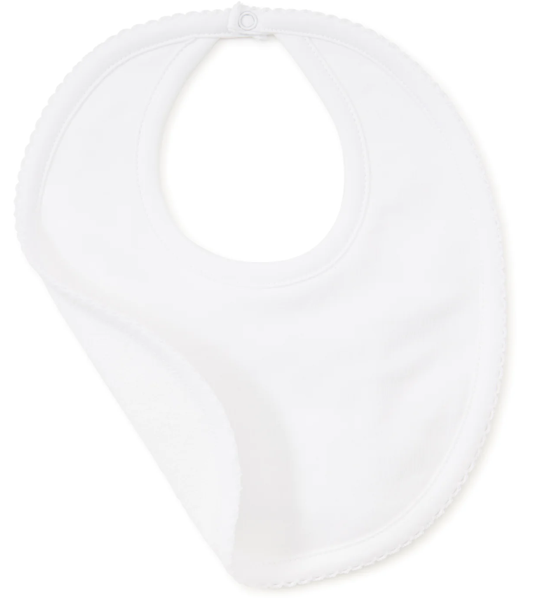 Kissy Kissy Classic Bib- White