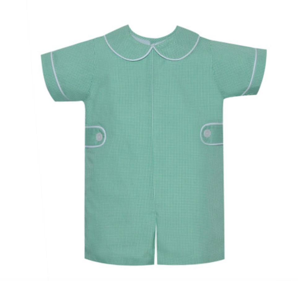 Williams Romper Kelly Green