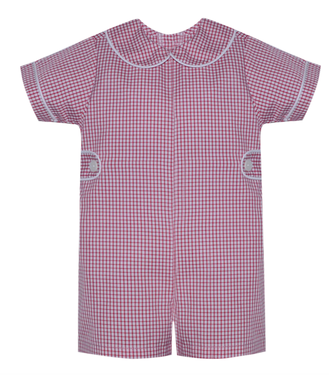 Williams Romper Red Gingham