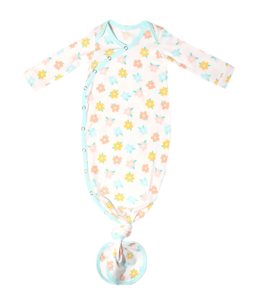 Copper Pearl Daisy Knotted Gown