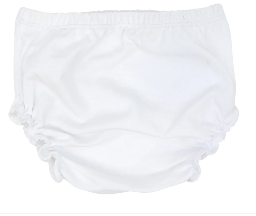Paty White Diaper Cover