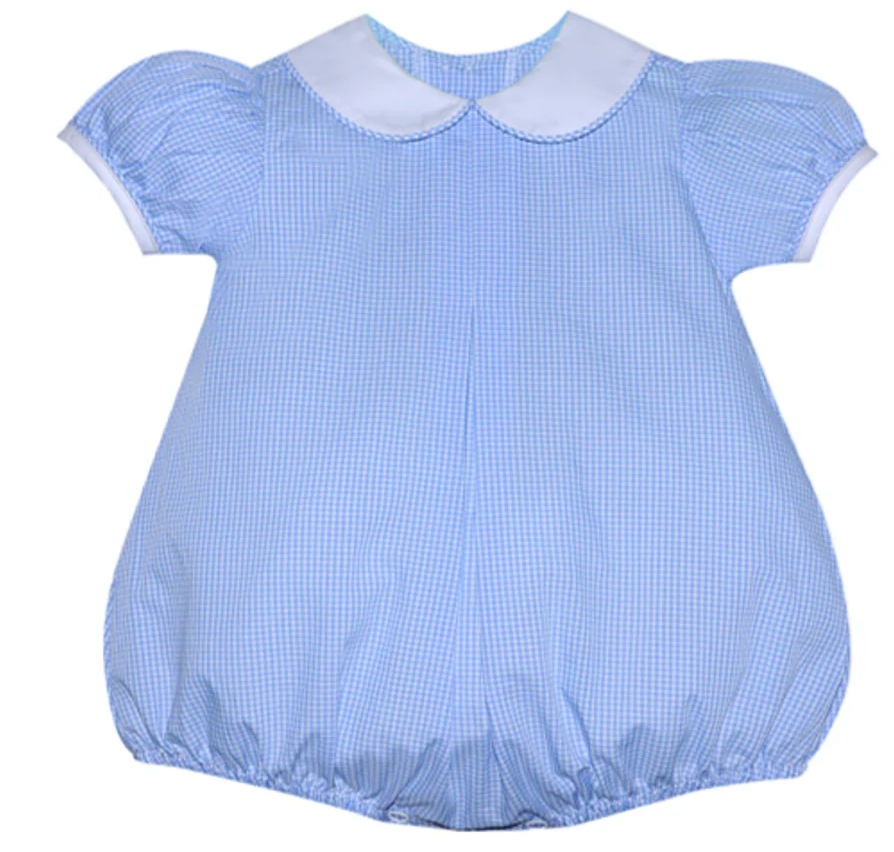 Sydney Blue Gingham Girl Bubble