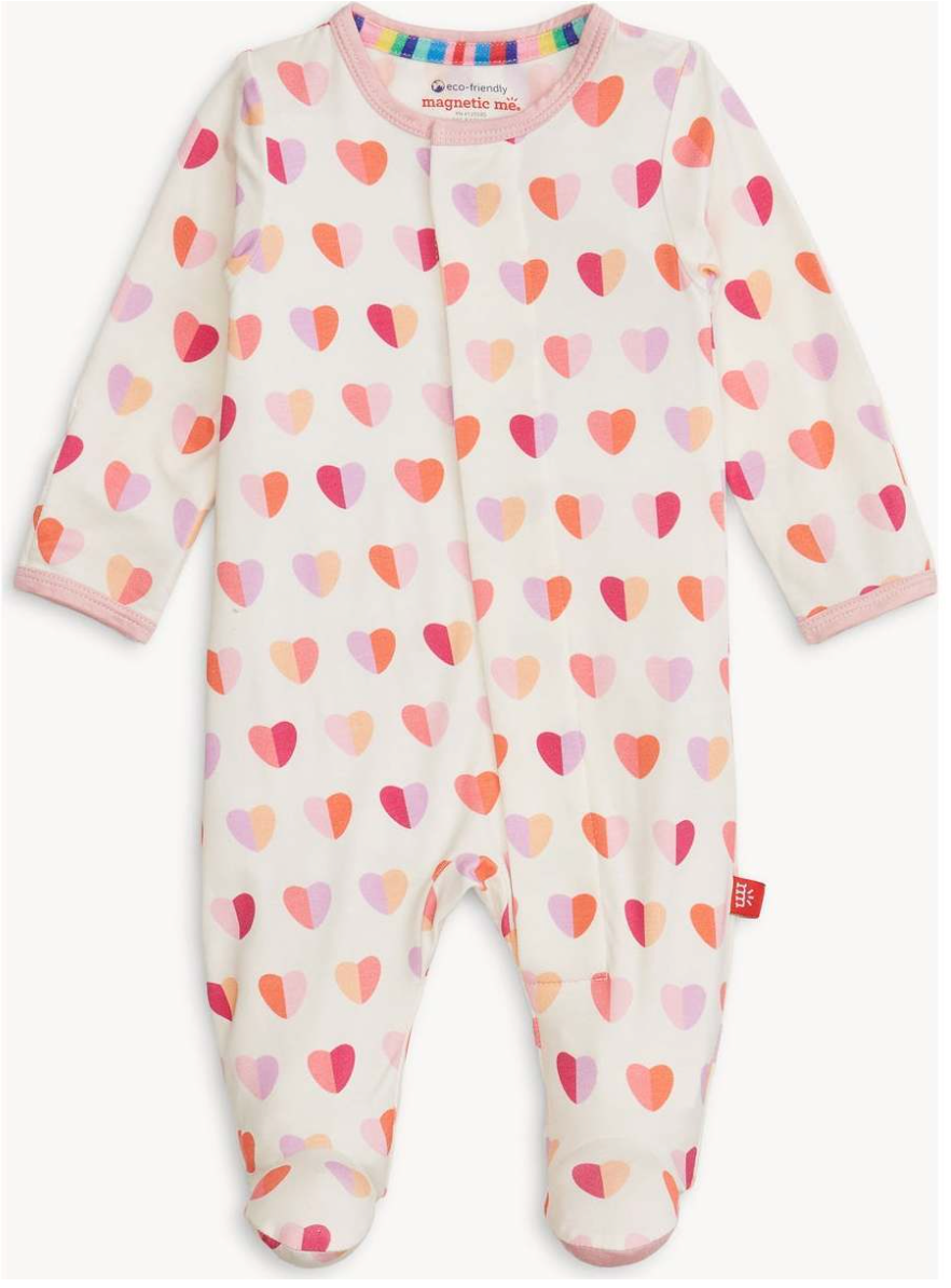 Pink XOXO Magnetic Me Footie