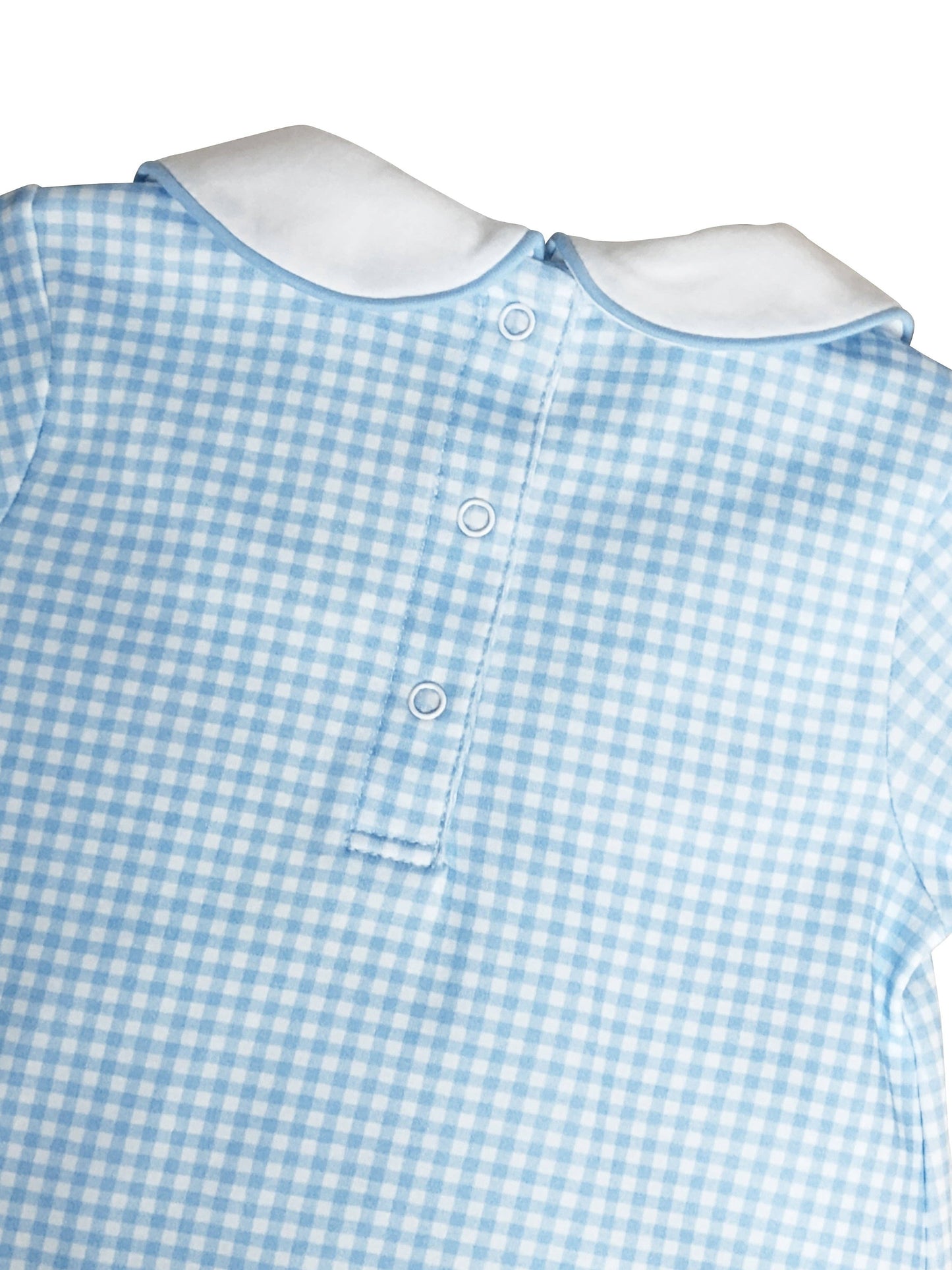 Blue Checks Pima Cotton Bubble