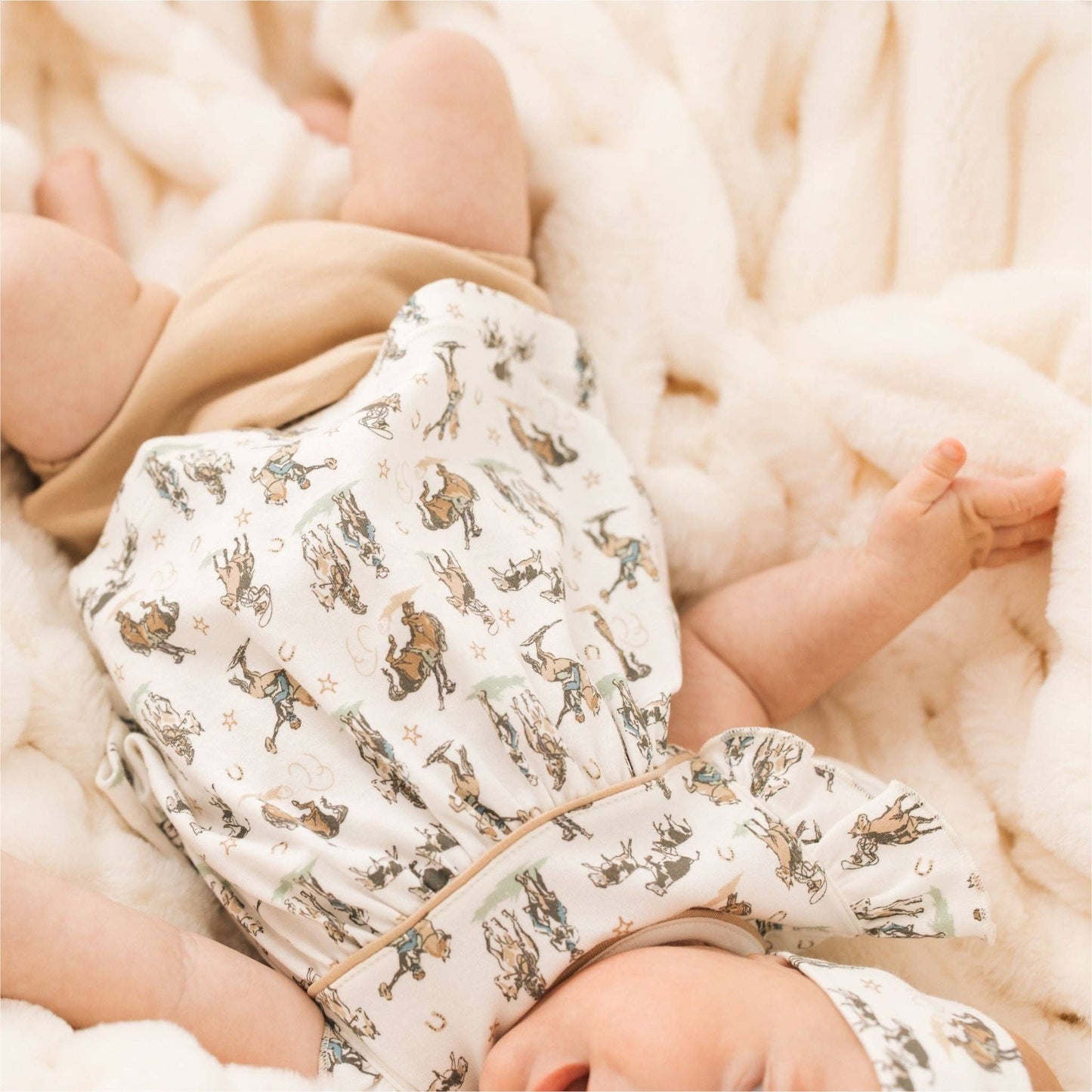 Wild West Ruffle Diaper Cover Set