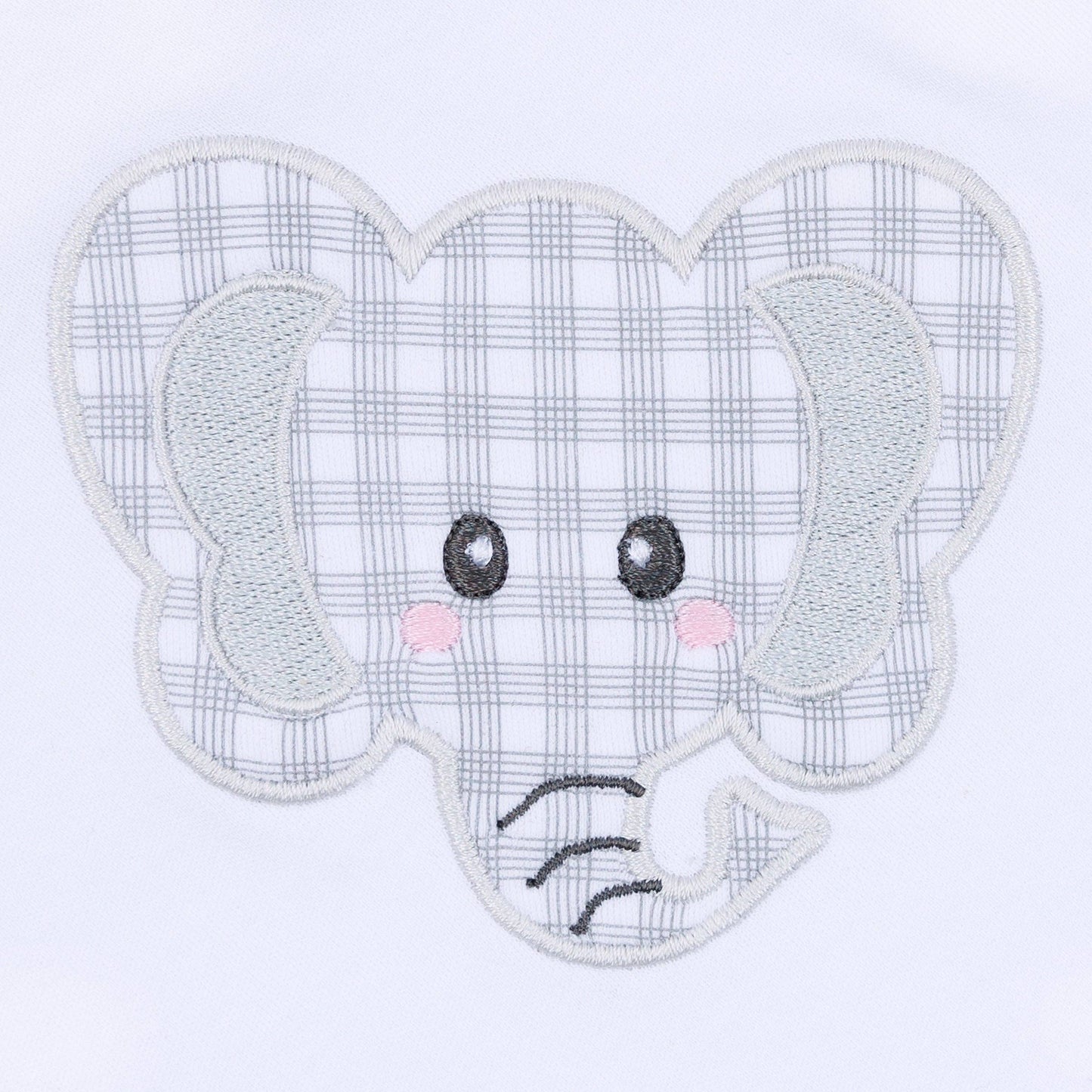 Crimson Cutie Applique Bib - Crimson Boy