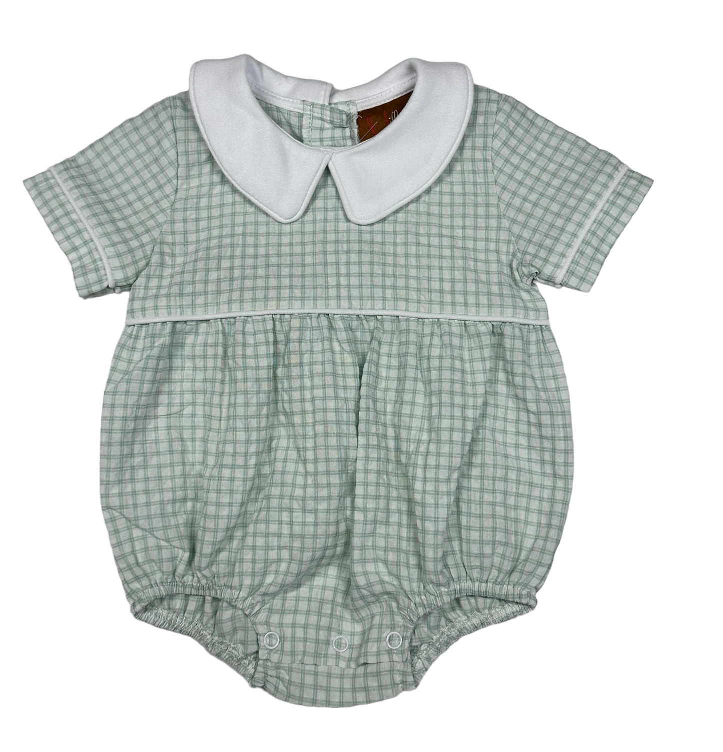 Asher Bubble--Sage Gingham
