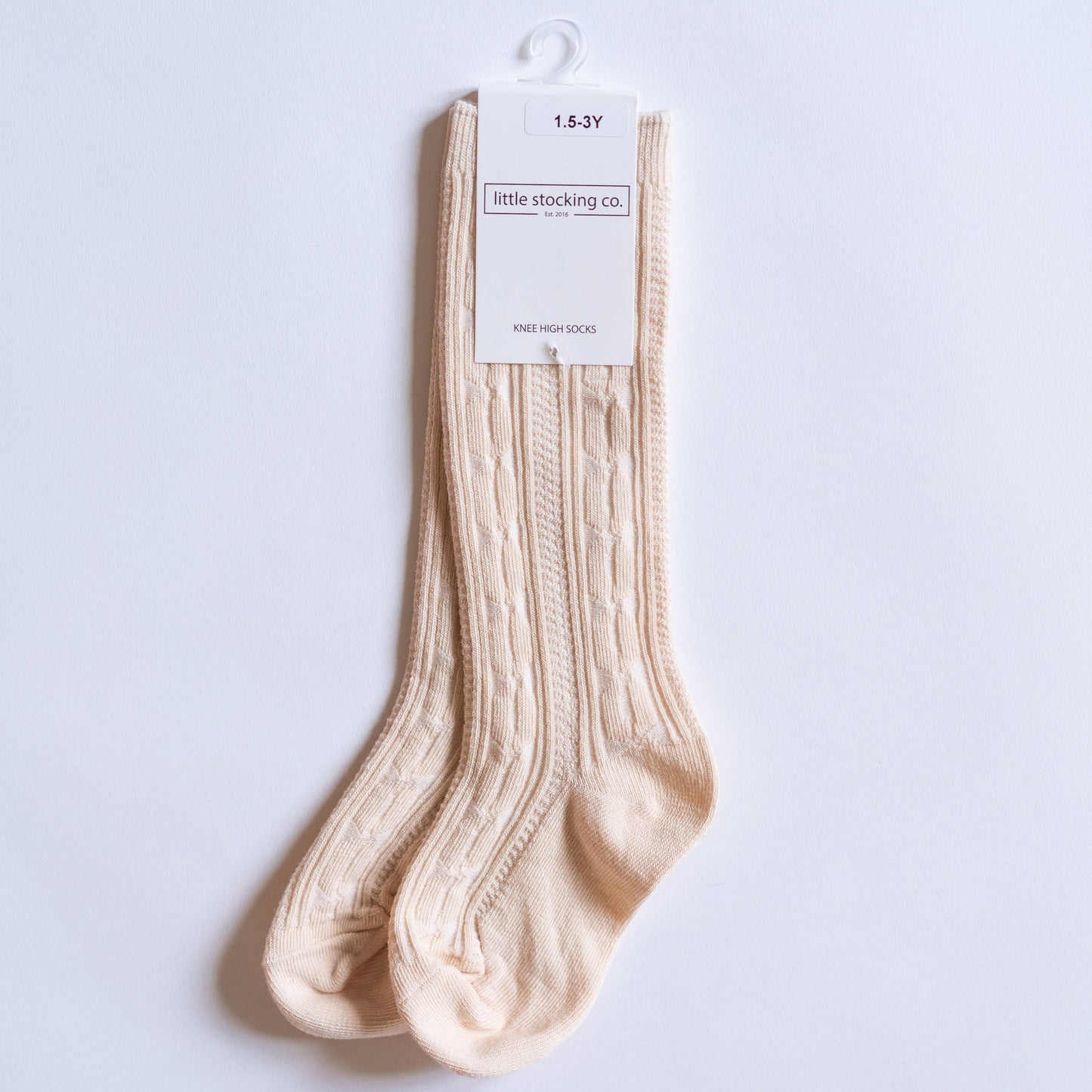 Vanilla Cream Knee High Socks