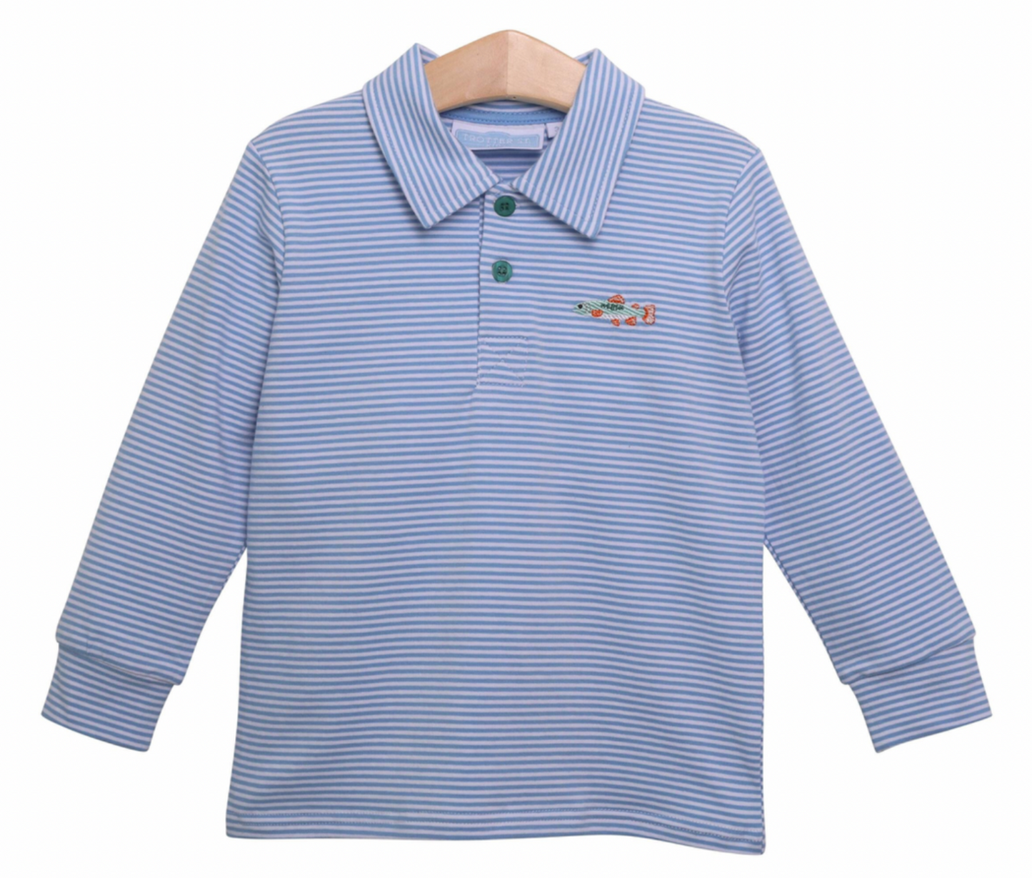 Trotter Street Gone Fishing Polo Shirt