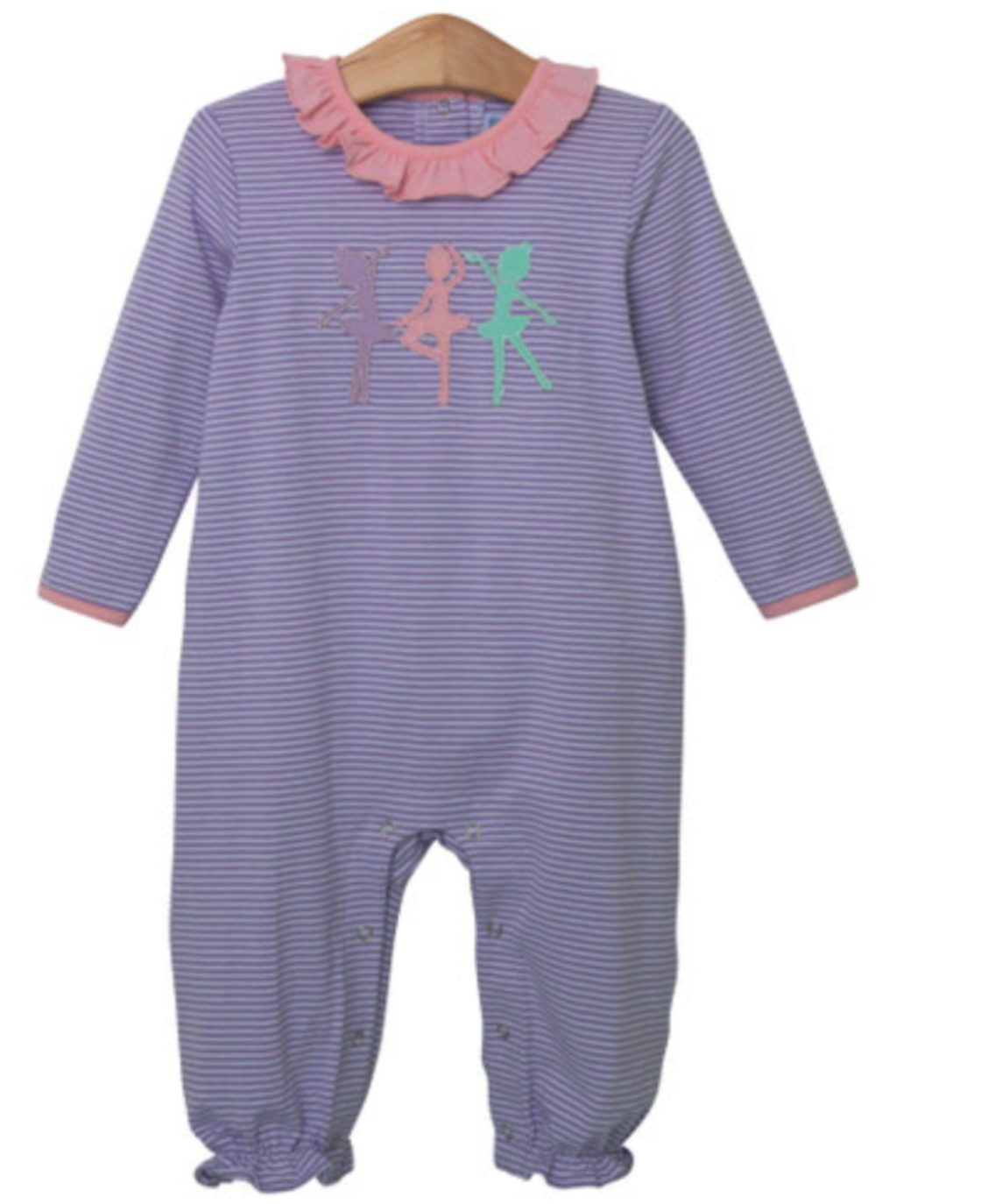 Trotter Street Ballerina Applique Romper