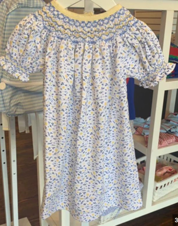 Azul Floral Pima Dress