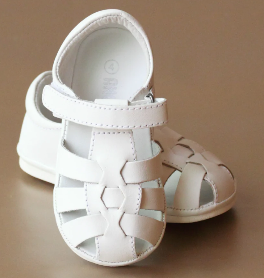 Angels Mack Fisherman Sandal- White