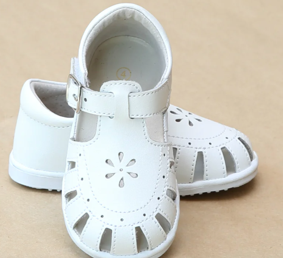 Angels Shelby Caged Sandal -White