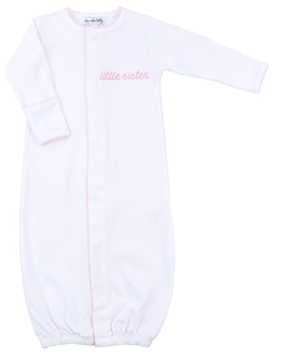 Little Sister Embroidered Converter - Pink