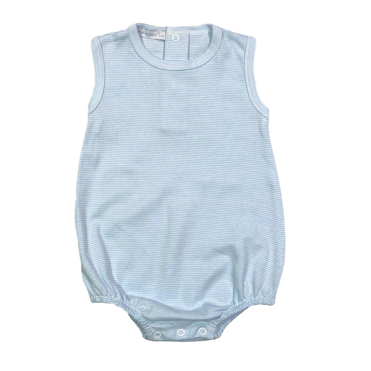 BLUE TINY STRIPES PIMA BUBBLE