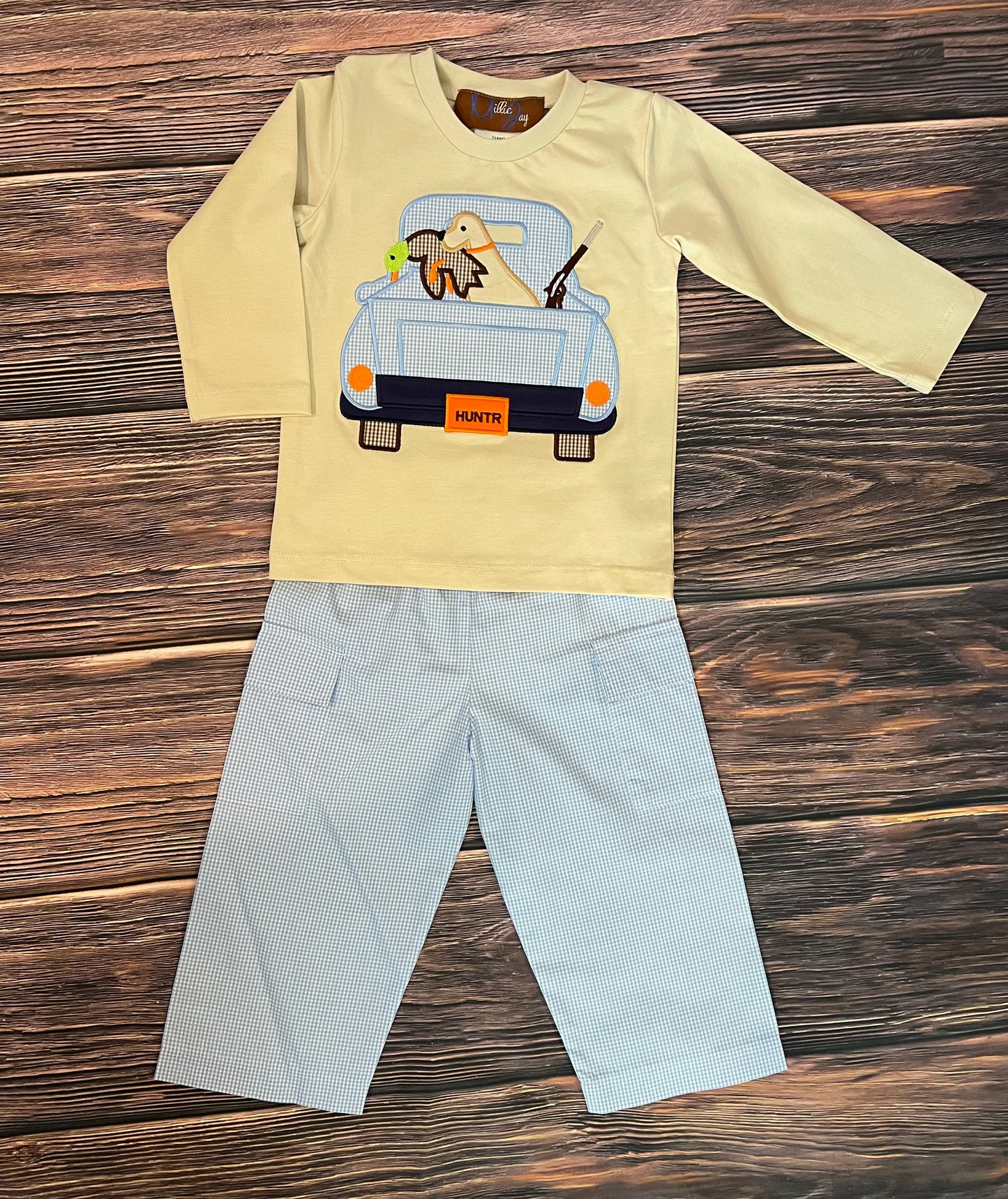 Duck Hunting Applique Pant Set