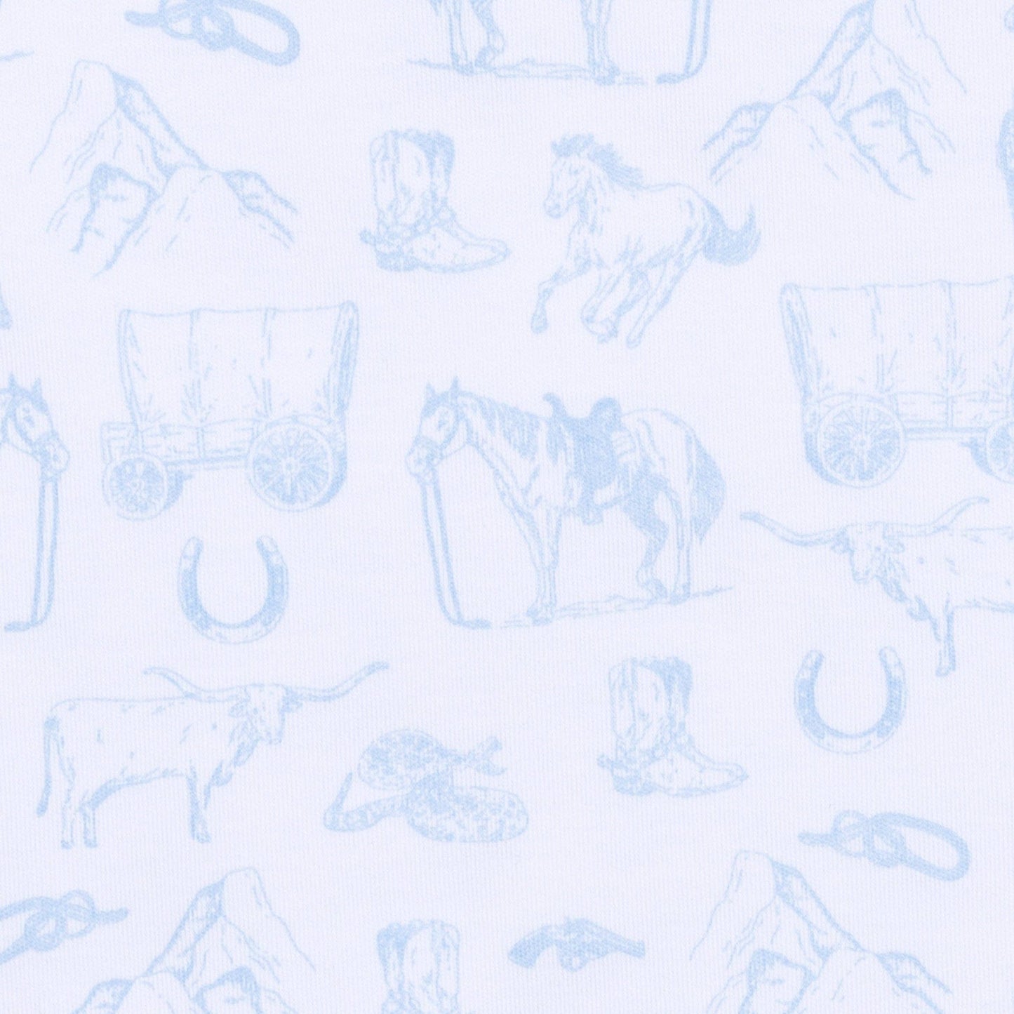 Wild West Toile Converter - Light Blue