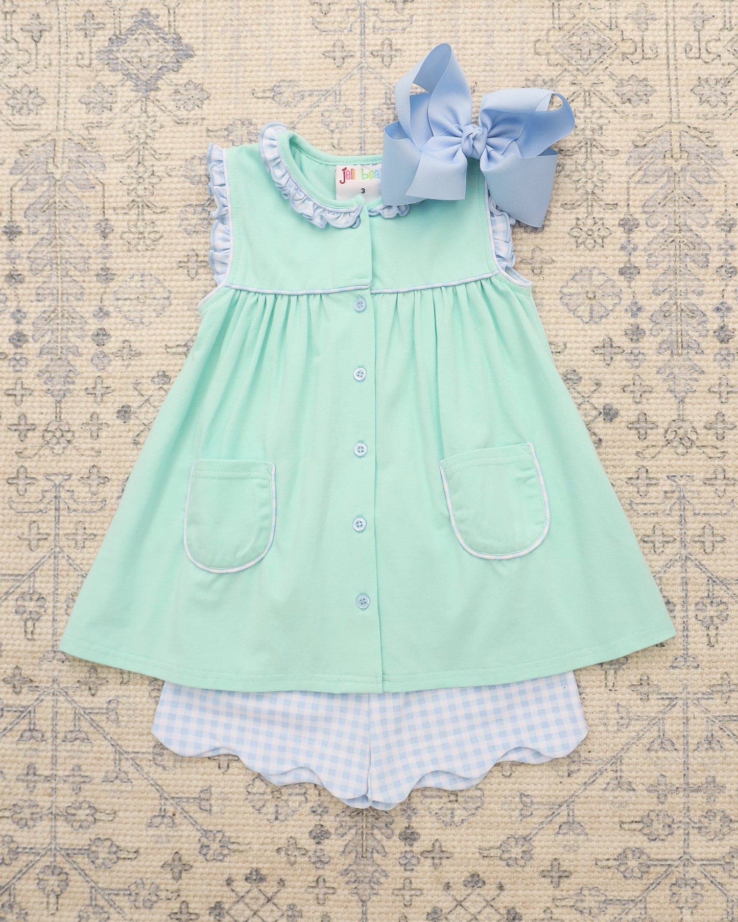 Harper Scallop Short Set