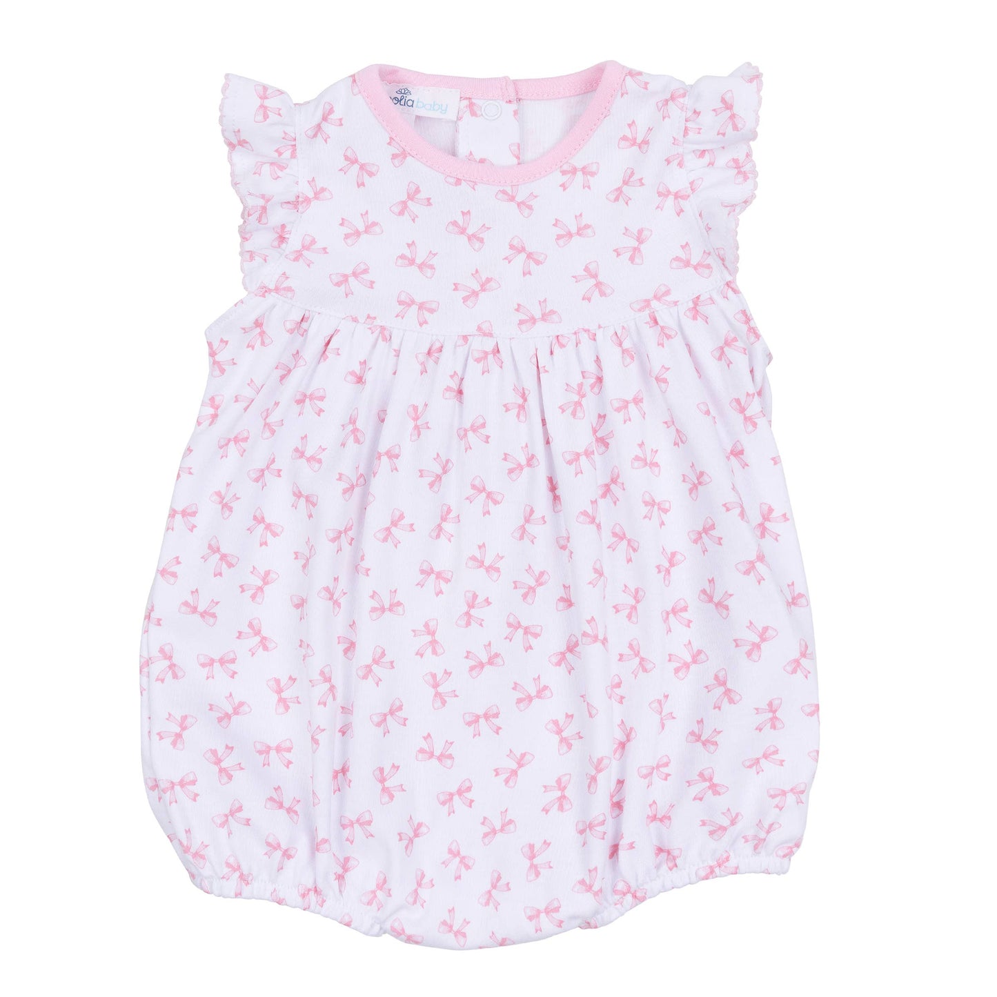Baby Bows Print Flutters Bubble