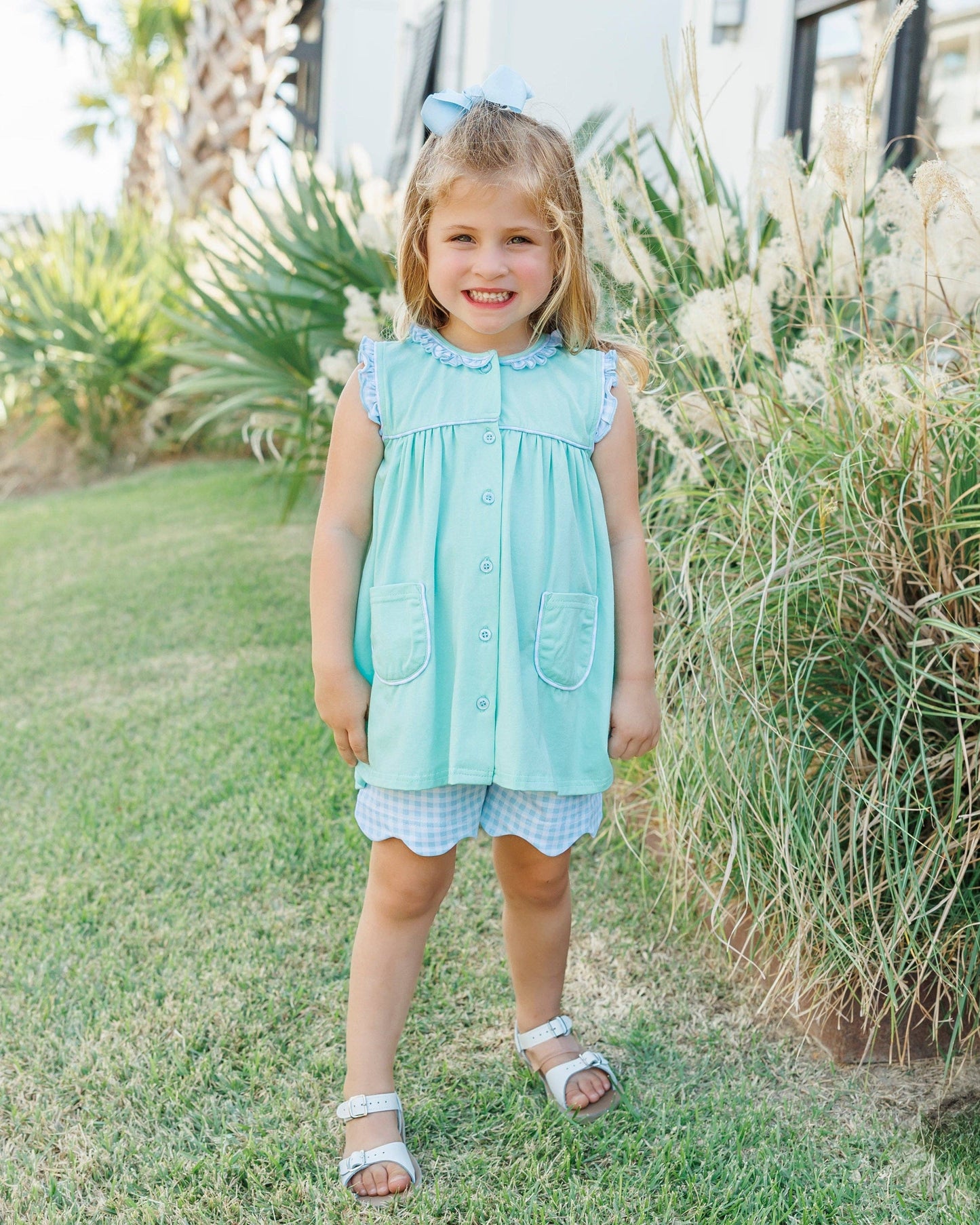 Harper Scallop Short Set