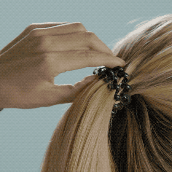 Millennial Pink - Small Spiral Hair Coils, Hair Ties, 3-pack
