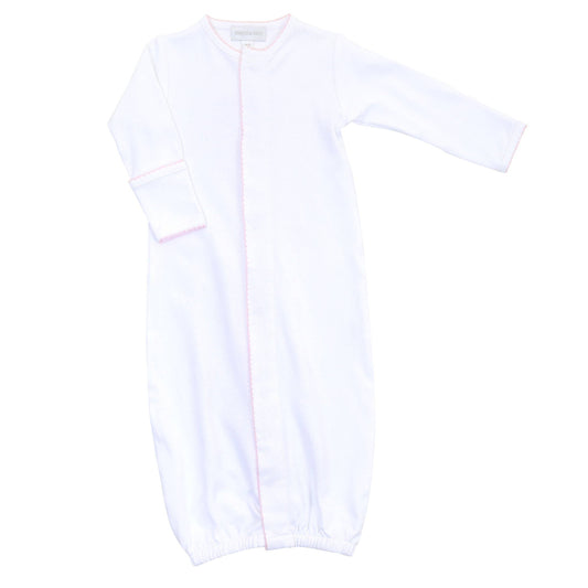 Essentials White Converter Pink Trim
