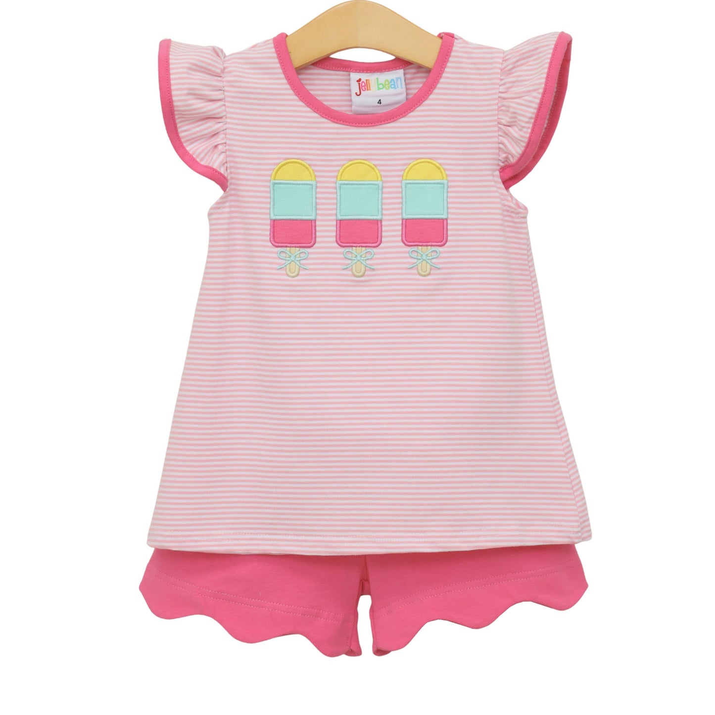 Sunshine Pops Scallop Short Set