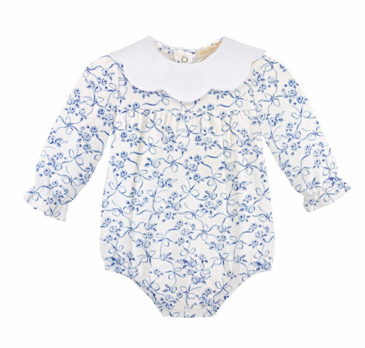 Blue Romantic Toile Bubble