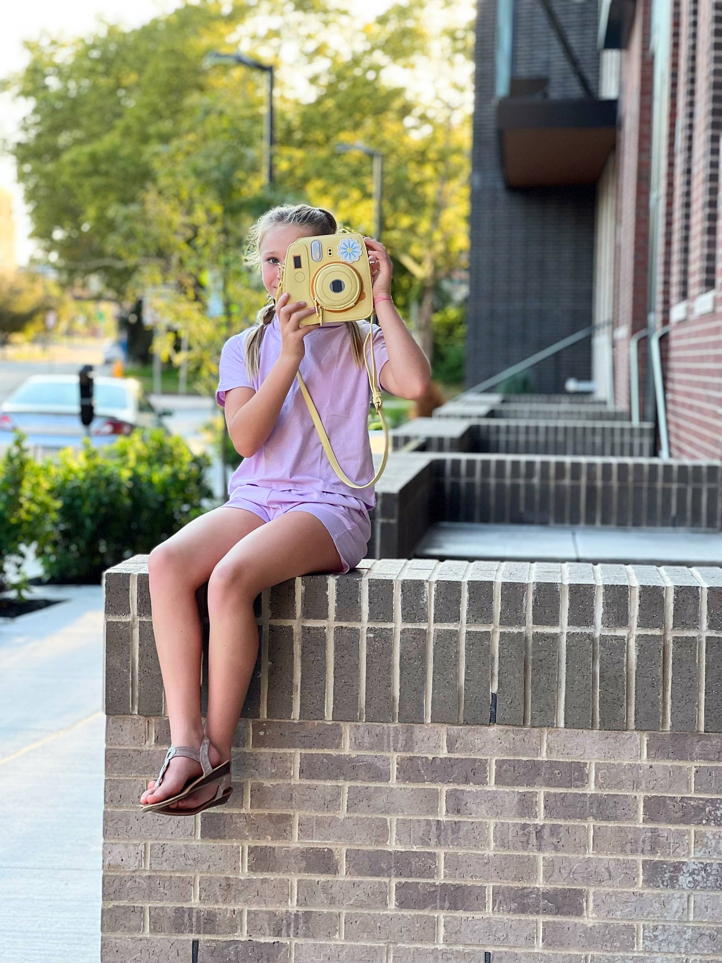 Oh Snap Instant Camera Handbag 💮 - Mellow Yellow