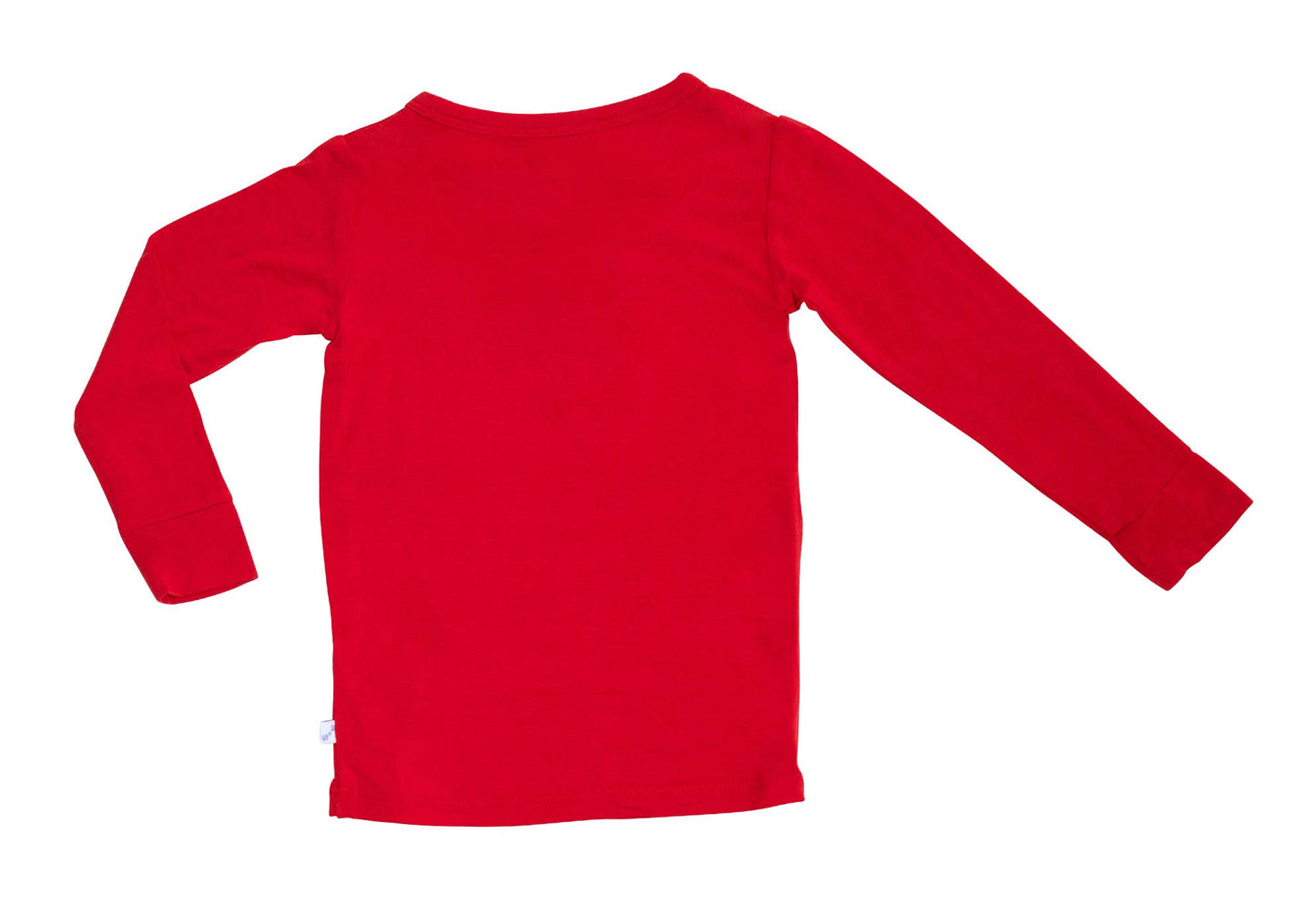 True Red Long Sleeve Henley Pajamas