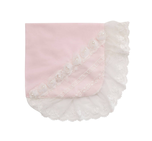 Precious Blush Blanket- Haute Baby