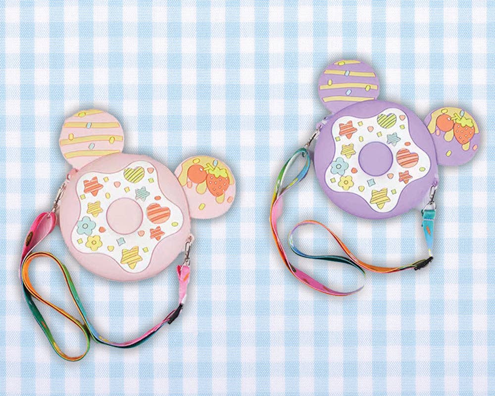 Donut Mouse Ear Crossbody- Purple