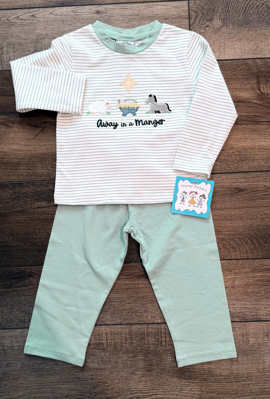 Away in a Manger Boys Pant Set