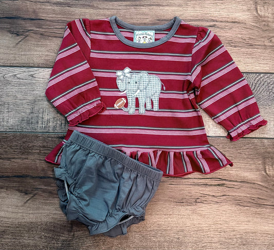 Elephant Applique Bloomer Set