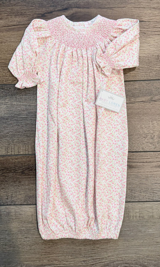 Melody Hand Smocked Bishop Gown