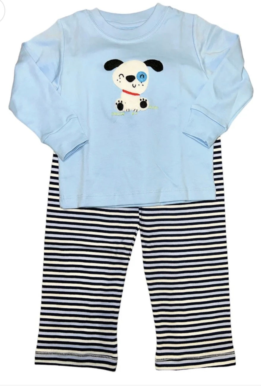 Petey the Dog Pants Set Squiggles by Charlie