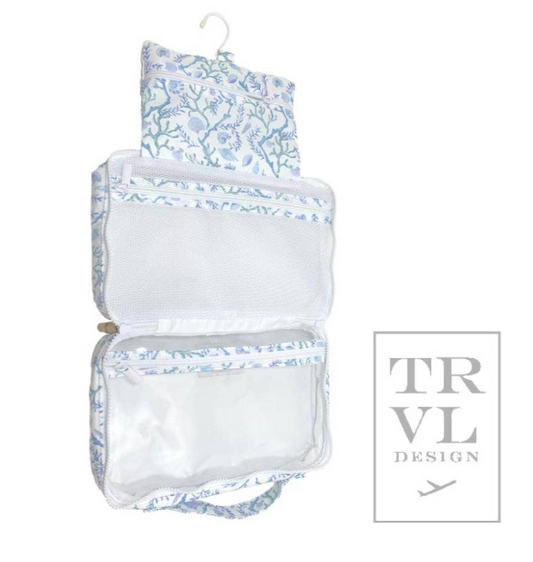 BUNDLE UP2 Hanging Toiletry Bag - CORAL VINE